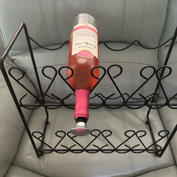 🍷🍷🍷WINE RACK WROUGHT IRON 🍷🍷LAST DAY🍷🍷🍷 - Picture 1 of 3